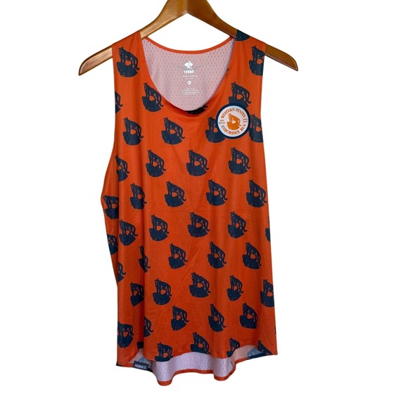 Rabbit X Hoka Tank Top Women Med Orange Western States Endurance Running Active - Picture 1 of 7